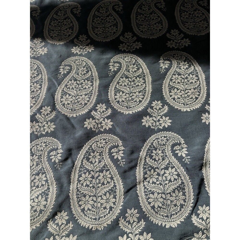 Thibaut Campania Paisley Blue Fabric AW16110 6 yards, Belvedere by Anna French